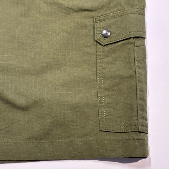 Carhartt Cargo Shorts Force Relaxed Fit Ripstop Work Short Sz 44 Olive NWOT - Picture 4 of 9